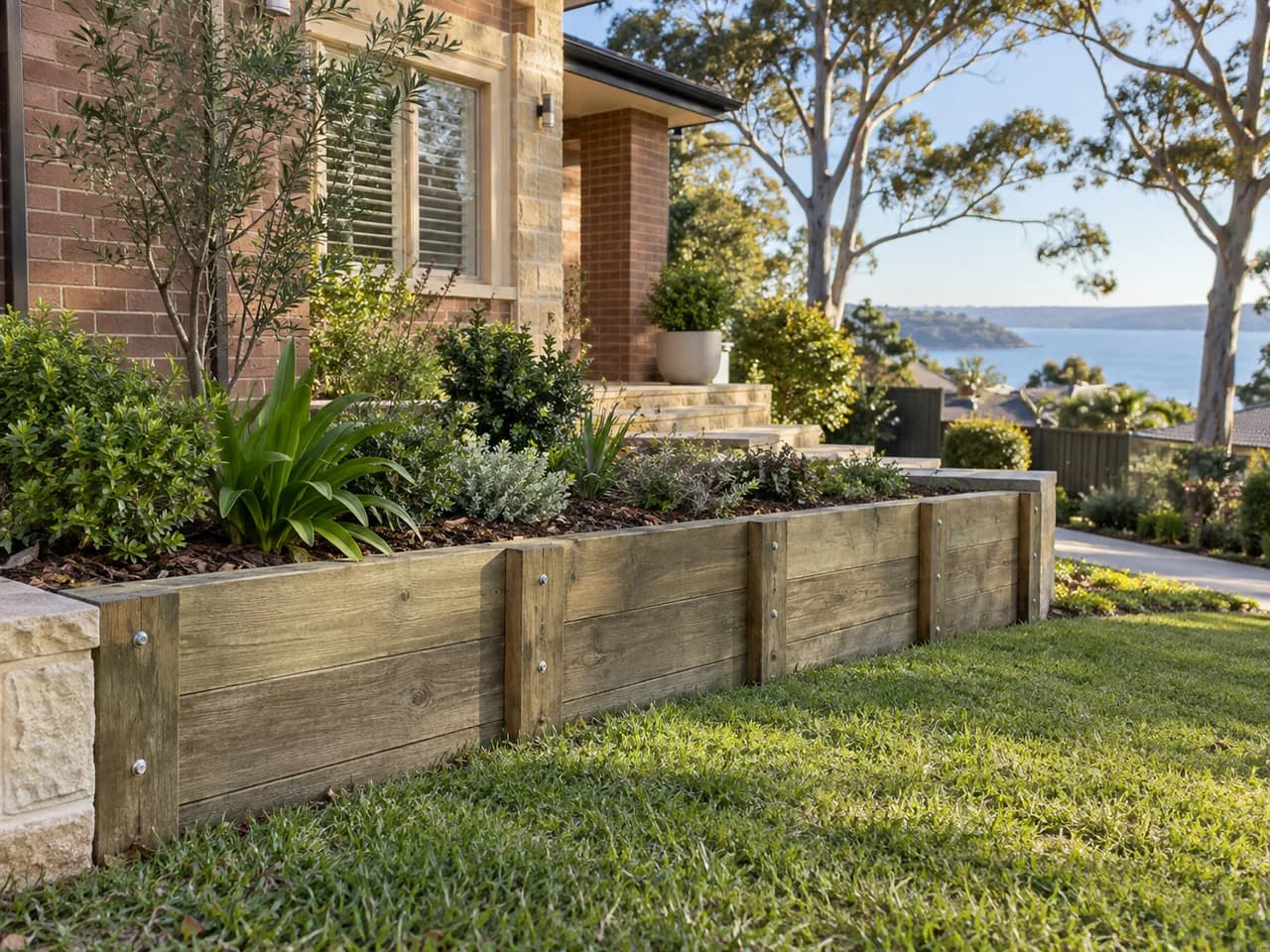 Illustrative timber wall type in Sydney